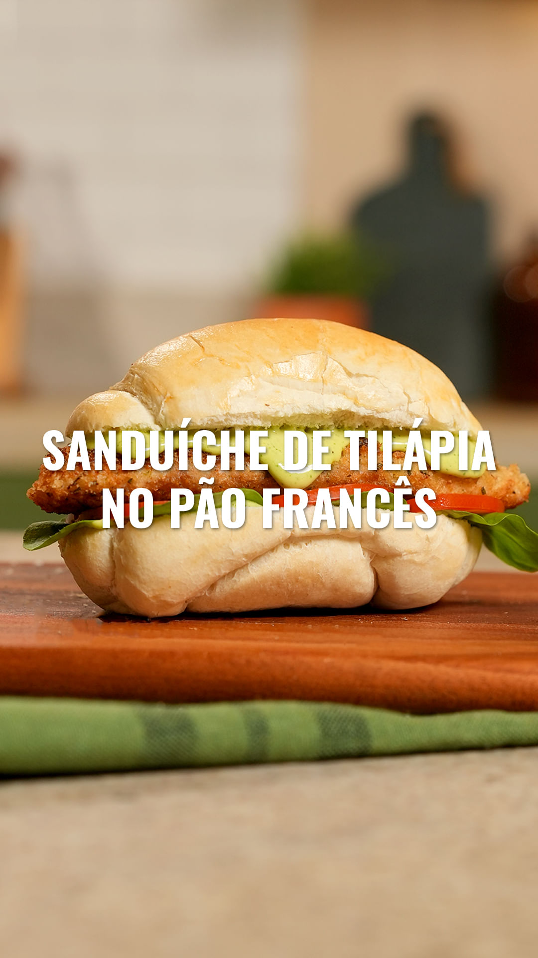 Receita Sanduíche de Tilápia