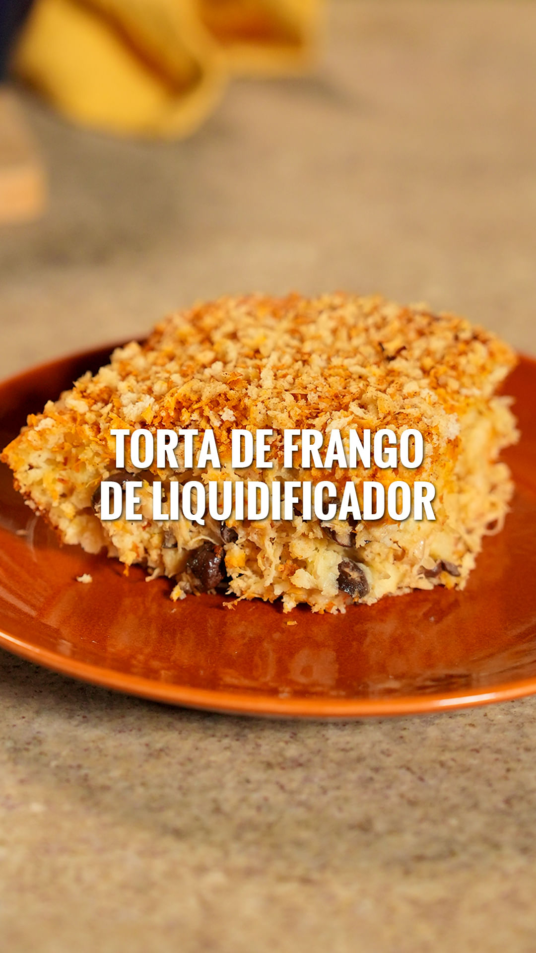 Receita Torta de Frango de liquidificador